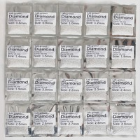 Aliora Jewels Diamant de laboratoire HPHT taille brillant, taille Melee, 1,0 mm - 3,2 mm, couleur D, clarté VVS/VS, diamant non monté pour bijoux