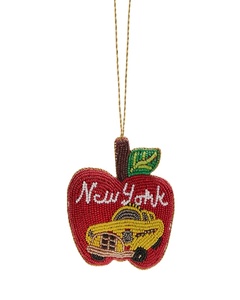 Lucky Fruit Apple Girl Cadena de teléfono con cuentas Lindo bolso Charm Colgante con cuentas de semillas Llavero con manzana Cereza Pera Limón - Product Image 1