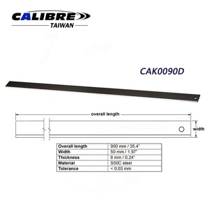 TAIWAN CALIBRE Cylinder Head Straight Edge Rectifier Tool with Protective Cover - Product Image 3