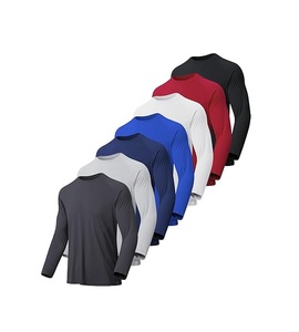 Chemises à manches longues pour hommes, protection solaire UPF 50+, séchage rapide, évacuation de l'humidité, t-shirts de sport du Bangladesh - Product Image 3