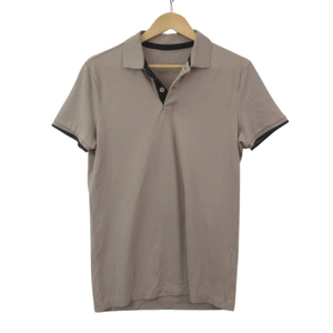 Chemise décontractée pour homme en jersey de coton uni à manches courtes avec bordure contrastante, coupe ajustée, respirante, vente en gros - Product Image 2