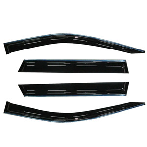 ฮุนไดซานตาเฟ2019-On โครเมี่ยมตัดแต่งสภาพอากาศโล่รถฝนยามหน้าต่างบังแดด - Product Image 1