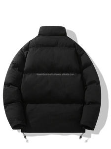 Chaqueta acolchada para hombre hecha a medida 2024, abrigo de invierno impermeable de alta calidad con decoración de piel, precio al por mayor - Product Image 5
