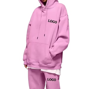 Custom Winter Solid Eco-Friendly Hooded Casual Streetwear <b>Women</b> Acid Wash Heavy Cotton <b>Track</b> <b>Suit</b> - Product Image 1