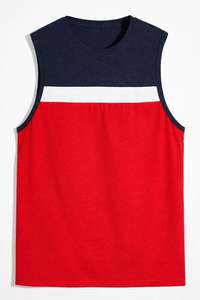 Débardeur de sport en polyester pour homme, sans manches, pour la musculation, le fitness, la course à pied, anti-boulochage, respirant - Product Image 6