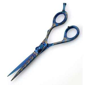 KOUNAIN Ciseaux à cheveux faits à la main en acier inoxydable Lames de rasoir tranchantes avec options de couleur Ciseaux et produit de cisaillement - Product Image 2