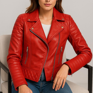 Chaqueta de Moda de Piel de Oveja para Mujer, Reversible e Impermeable para Viajes y Uso Diario - Product Image 2