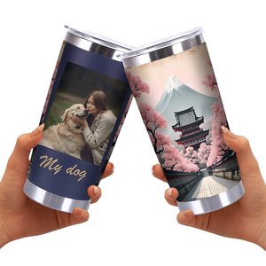 Stainless Steel Tumbler 20oz <b>Double</b> <b>Wall</b> Vacuum Insulated Travel <b>Mug</b> For Car Use - Product Image 2