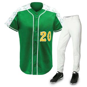 Venta al por mayor ropa deportiva unisex alta calidad logotipo personalizado uniformes de béisbol secado rápido transpirable Jersey conjuntos adultos - Product Image 4