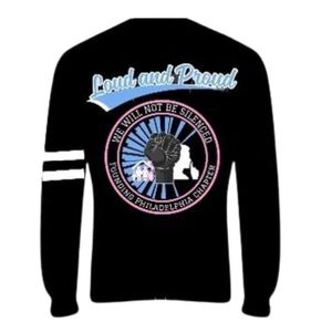 Cardigan en tricot style universitaire Jack and Jill Founding Philadelphia Chapter, style Letterman, boutonné, chaud, décontracté, vêtement haut de gamme - Product Image 2