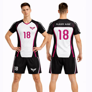 ชุดวอลเลย์บอลแบบกำหนดเองปี 2026 สำหรับผู้ชายและผู้หญิง เสื้อและกางเกงขาสั้นแบบซับลิเมชั่น ชุดทีมพร้อมหมายเลขส่วนตัว ชุดกีฬาสโมสร - Product Image 6