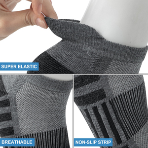 Youth Fitness Active Sports Athletic Spandex/Nylon <b>Grip</b> Crew <b>Socks</b> Customizable Stretch Fabric Soccer Anti-Bacterial Breathable - Product Image 4