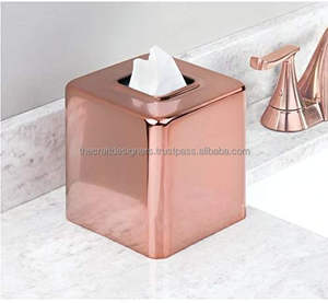 Luxury <b>Wedding</b> Display Free Standing <b>Tissue</b> Box Best Gift Table Decorative Centerpiece Display Napkin Storage Box Customize Logo - Product Image 5