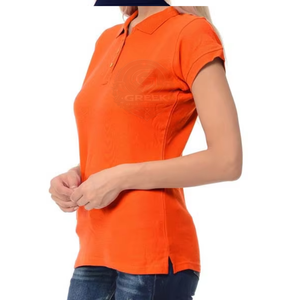 Camiseta Polo de Manga Corta Premium para Mujer con Tela de Algodón Transpirable, Corte Regular Cómodo y Estilo Atemporal - Product Image 4