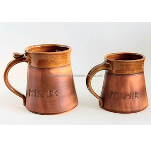 Tasses à bière en bois de haute qualité tasse en bois avec poignée pour thé café vin et bière pour cadeaux d'affaires prix de gros par Tayyab Inde - Product Image 5