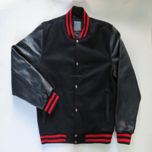 Chaqueta de béisbol Varsity Letterman de invierno para hombre 2024, venta al por mayor de alta calidad para hombres - Product Image 6