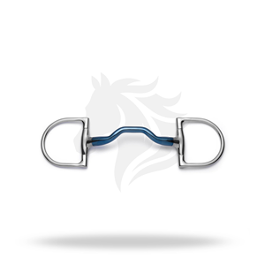 Bocado de caballo Hunter D Ring Low Port Mullen Snaffle, equipo de equitación - Product Image 1