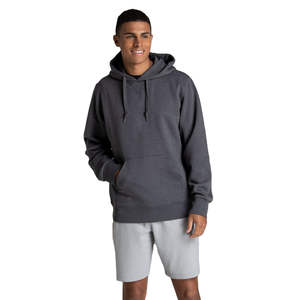 Sweat à capuche personnalisable en coton/polyester pour homme, épais, imprimé, thermique, imperméable, motif uni, idéal pour l'automne - Product Image 1