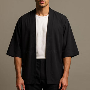 Chaqueta Kimono Japonesa Premium para Hombre, Invierno, Cuello Alto, Algodón Lavado, Tela Suave y Cómoda, Material Duradero, Ajuste Ajustable - Product Image 6