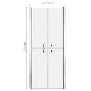 Porte de douche givrée ESG, taille 29,9''x74,8'' - Product Image 5
