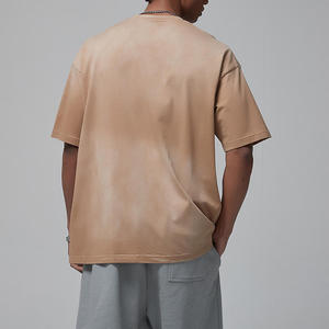 Camiseta de algodón 100% para hombre, talla grande, estilo hip hop, streetwear, oversize, lavado ácido, vintage, al por mayor - Product Image 2