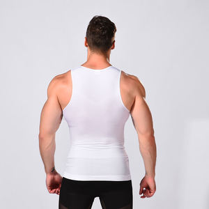 Faja Moldeadora Masculina Ajustada de Malla Transpirable de Nylon y Spandex para Reducir Cintura, Tipo Corsé de Punto - Product Image 3