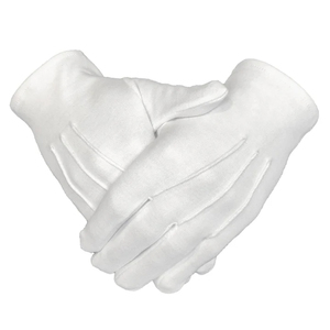 Guantes de Algodón 100% al por Mayor de Fábrica con Logotipo Masónico Personalizado para Deportes Diarios y Actividades al Aire Libre en Invierno - Product Image 1