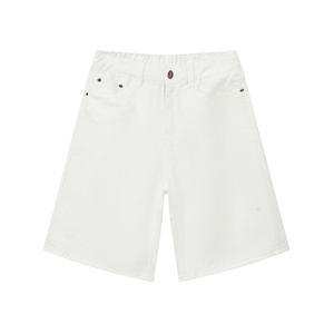 Pantalones Cortos de Mezclilla Personalizados para Hombre, 100% Algodón, Casuales, Vintage, Lavados, de Verano, Cintura Media, Corte Recto, Ecológicos, OEM, ODM, Venta al Por Mayor - Product Image 2