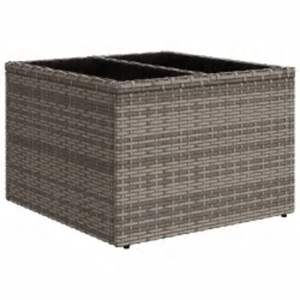 Conjunto de Sofá de Jardín de Ratán PE Gris con Acero con Recubrimiento en Polvo y Vidrio Templado, Muebles de Exterior Premium - Product Image 6