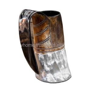 Premium Quality New Arrivals Buffalo Horn Mug for Beer and Wine At Wholesale Price From India - Product Image 3