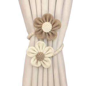 Sujetadores de Cortinas de Yute de Fibra Natural – Elegantes Sujetadores de Cortinas Hechos a Mano para Decoración Interior Moderna - Product Image 5