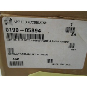 AMAT 0190-05894 HTR CHB 3870-00500 ชิ้นส่วนที่ 4 TICL4 - อุปกรณ์และอะไหล่เซมิคอนดักเตอร์ระดับโลกที่เชื่อถือได้ - Product Image 1