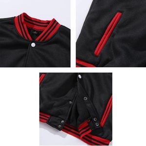 Veste varsity en peau de mouton véritable pour femmes, vente en gros, manches longues, légère, hiver, séchage rapide, coupe-vent, respirante, taille XL - Product Image 5