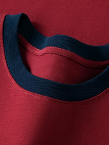 100% Export Oriented Customizable Men's T-Shirt O-Neck Preppy Style Short Sleeve Cotton Eco-Friendly Breathable Quick Dry - Product Image 3