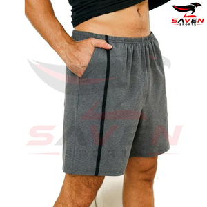Conjunto de Verano de Alta Elasticidad, Camiseta de Manga Corta con Cuello Redondo y Bloques de Color Multicolor para Hombre, Conjunto de Camiseta y Pantalones Cortos para Usar en Verano - Product Image 5