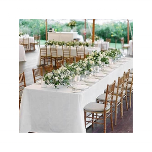 Vert pastel 100% coton brodé GOTS certifié durable en gros 60x108 pouces nappe lavable en machine parfaite pour les événements - Product Image 6