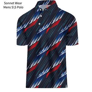 Casual Polo <b>Shirts</b> for Men Short Sleeve <b>Novelty</b> Graphic Print - Product Image 5