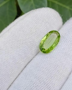Peridoto Natural, Corte Ovalado, Verde Brillante, Piedra Preciosa Suelta, Piedra de Nacimiento de Agosto de Pakistán, Piedra de Alta Calidad para Joyería - Product Image 3
