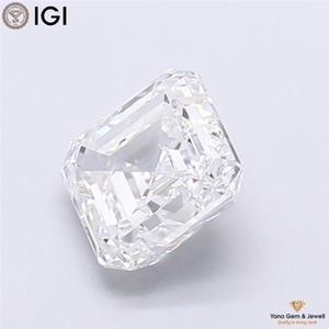 Excelente Diamante CVD Cultivado en Laboratorio con Corte Asscher de 1.50 Quilates, Color D, Claridad VS1, Certificado por IGI, para Anillo de Alta Gama - Product Image 3
