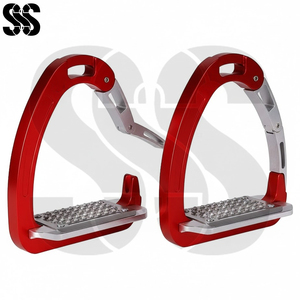 Étriers de cheval pliables portables en acier inoxydable, durables, antidérapants, légers, réglables et personnalisables pour tous les cavaliers - Product Image 4