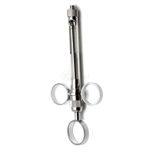 Jeringa Dental Aspirante de Presión Manual, Duradera, de Acero Inoxidable, Instrumento de Inyección Reutilizable de Precisión para Jeringa Dental - Product Image 5