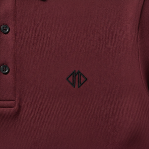 Polo de Algodón Piqué con Logotipo Bordado Personalizado en la Parte Delantera, Manga Corta, Color Sólido, Casual, Transpirable - Product Image 6