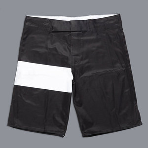 Shorts MMA pour hommes, couleur contrastée blanc et noir, très vendus, fabriqués par TEENS INDUSTRIES, meilleur fournisseur, prix raisonnable. - Product Image 4