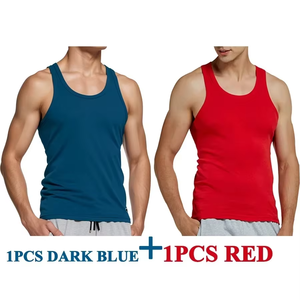 High Quality Men Tank Top Sleeveless Gym Shirt Custom Printed Logo Fitness Workout <b>Stringer</b> <b>Vest</b> OEM ODM Service - Product Image 2