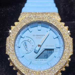 Montre à bracelet en caoutchouc de qualité supérieure, mécanique et à quartz, avec moissanite, Starspire Jewels, résistante à l'eau 3BAR, style élégant, pour femmes - Product Image 6
