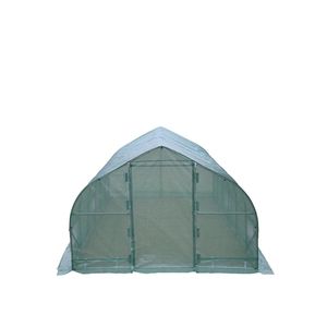 10 'X 20' Tunnel serra con Ripstop Leno copertura a freddo telaio riavvolgi maglia finestre tetto picco TMG-GH1020P per uso agricolo - Product Image 2