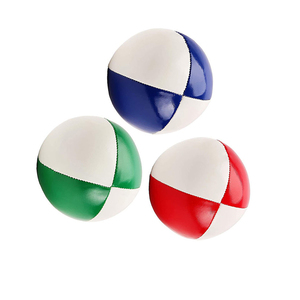 Vente en gros de balles de jonglage en cuir synthétique de haute qualité, balles souples multicolores, jouets pour enfants - Product Image 6