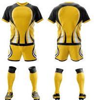 Uniforme de rugby en coton mélangé doux, conçu pour assurer au joueur un confort et une sécurité optimaux tout en offrant une résistance accrue lors de chaque match. - Product Image 3