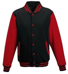 Veste universitaire en polaire pour hommes, fabricant de vestes universitaires personnalisées - Product Image 3