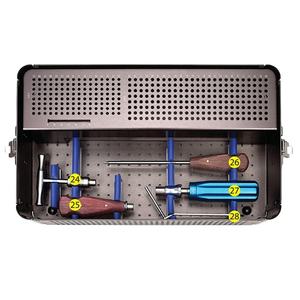 เครื่องมือศัลยกรรมกระดูกและข้อ,ชุดเครื่องมือแผ่นล็อคชิ้นส่วนขนาดเล็กมั่นใจได้รากฟันเทียม - Product Image 6